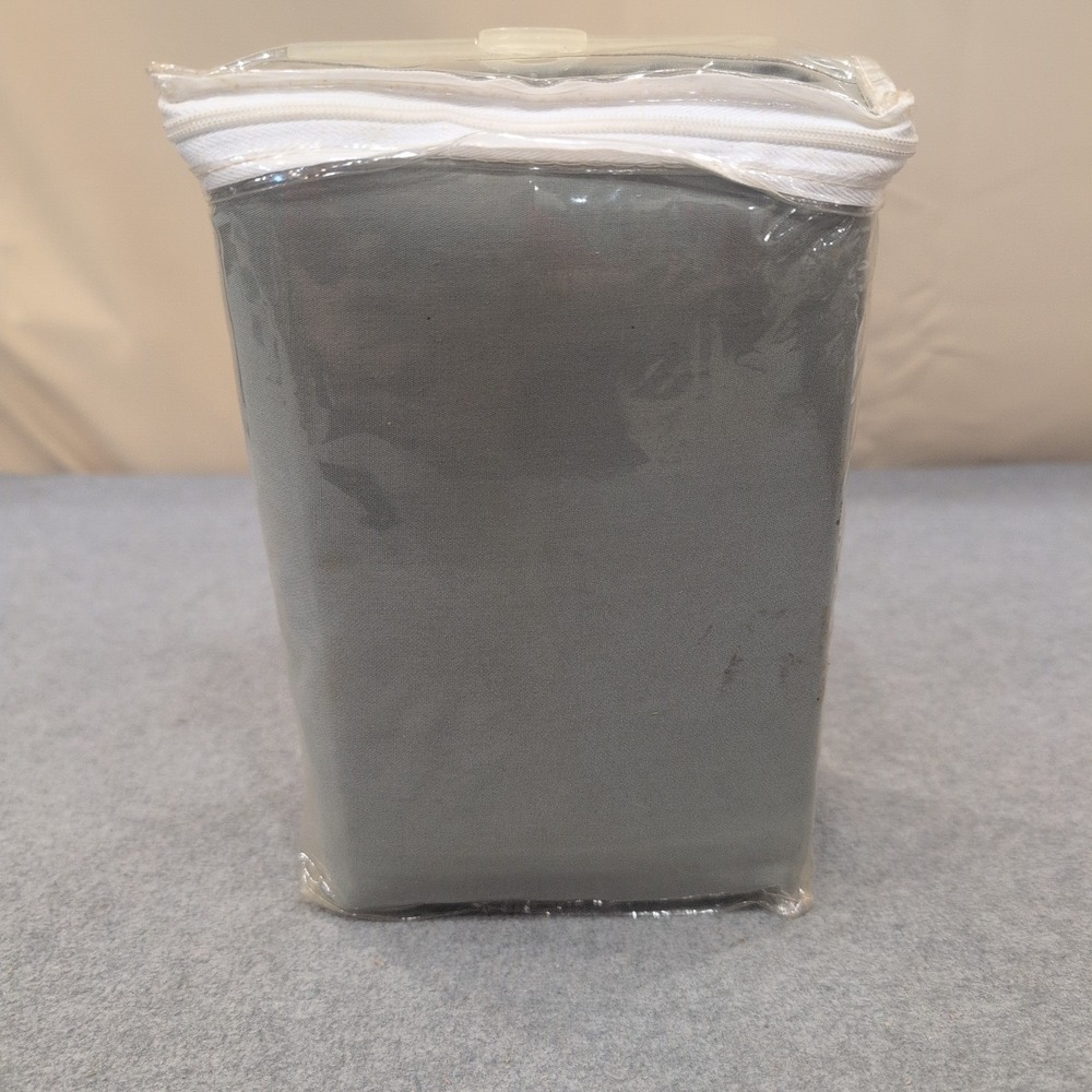 Today's Home Tailored Bedskirt King Size Gray 14 Inch Drop Length New - Picture 3 of 3